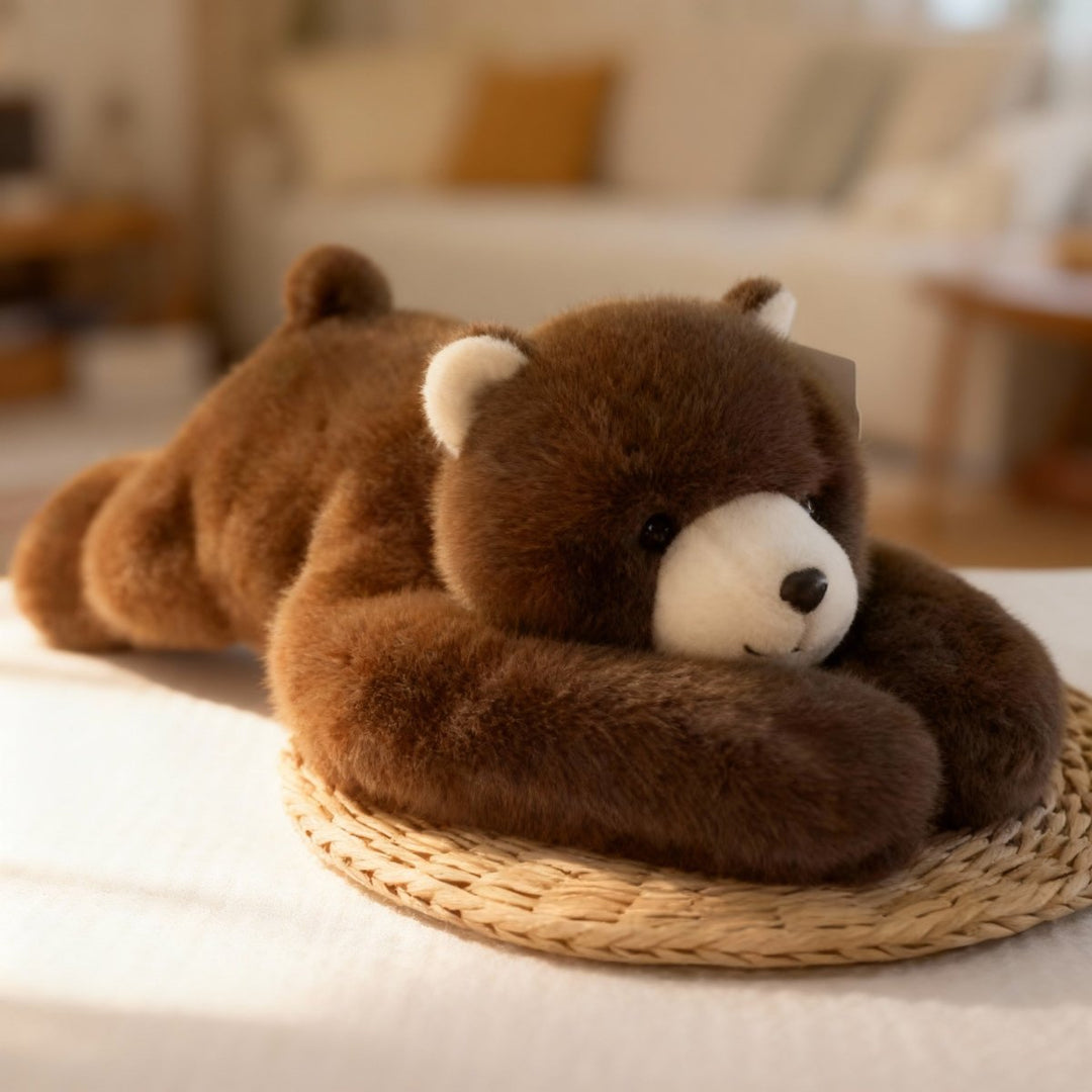 Geschenkidee: Weiches Kuscheltier in Tierform, perfekt für Babys zum Stressabbau & Kuscheln.