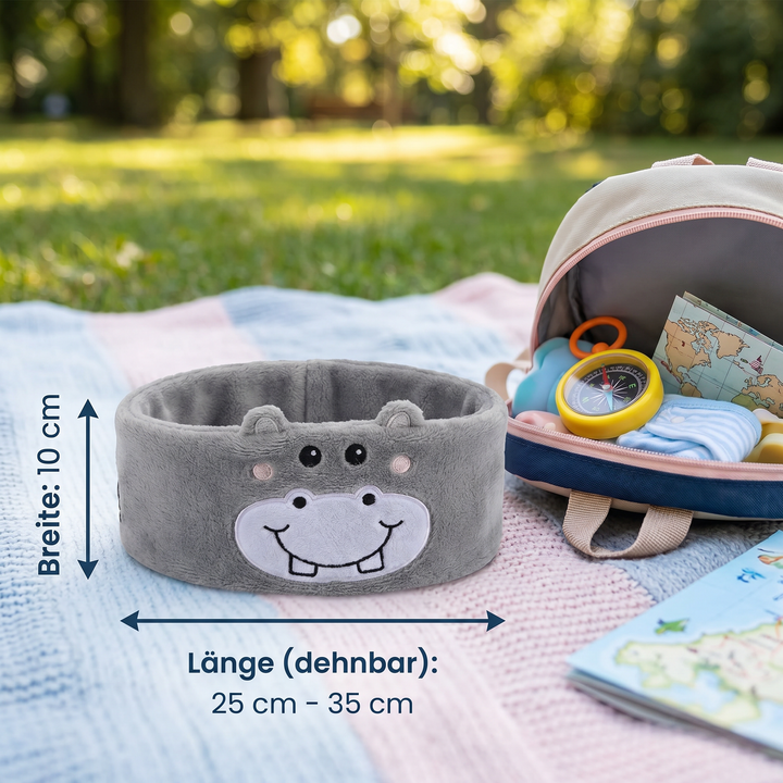 Kabelloses Bluetooth Schlaf-Kopfband, ein weicher Ohrenschützer für ruhigen Schlaf unterwegs und entspanntes Audio.