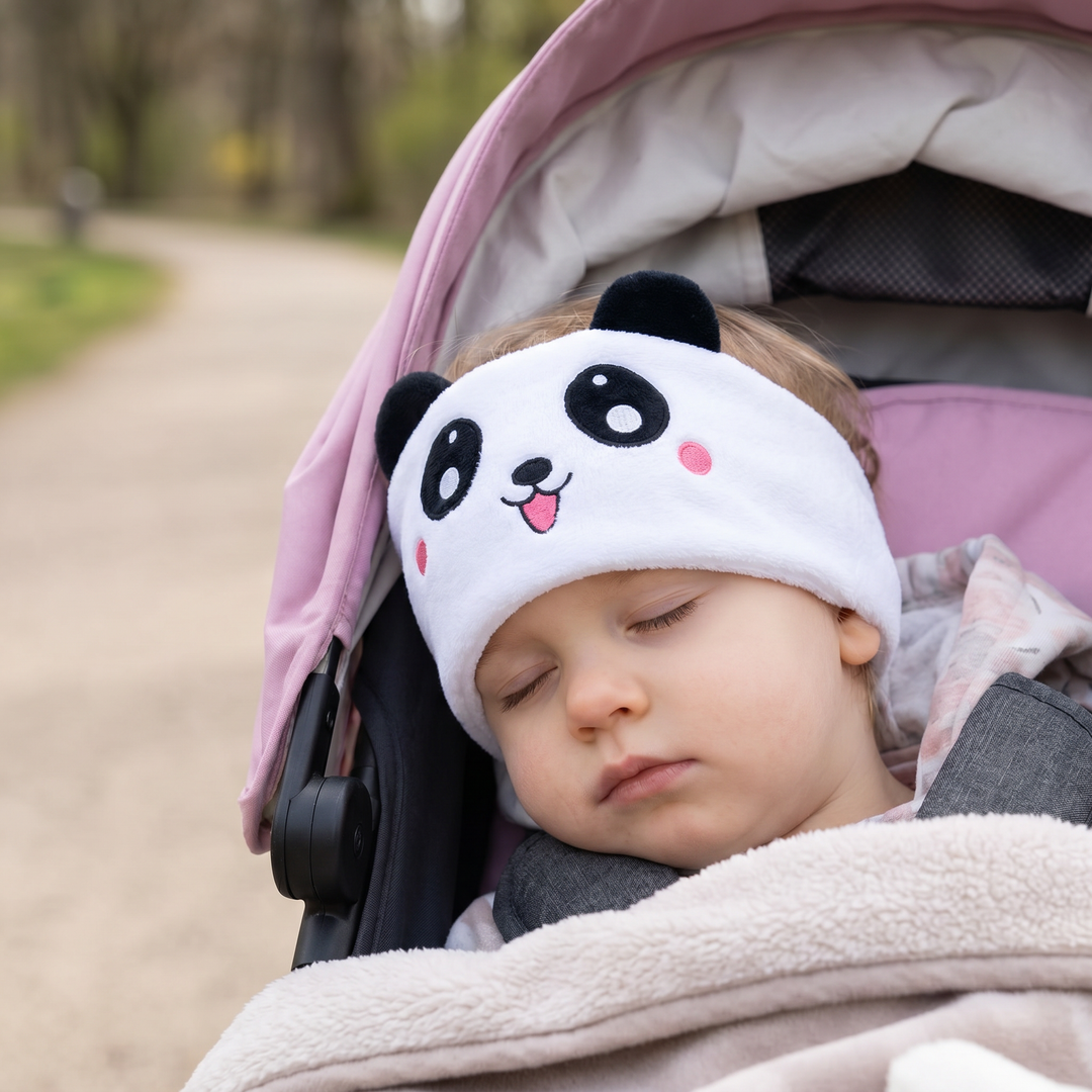 Weiches Bluetooth Schlaf-Kopfband mit Lautsprechern, ideal für ruhigen Schlaf und kabelloses Audio auf langen Reisen.