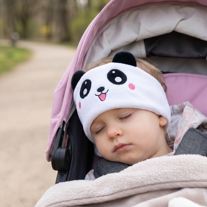 Weiches Bluetooth Schlaf-Kopfband mit Lautsprechern, ideal für ruhigen Schlaf und kabelloses Audio auf langen Reisen.