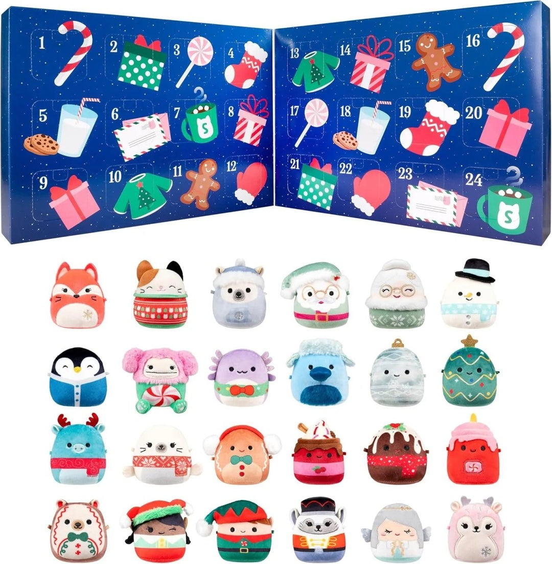 Festlich gestalteter Micromallow Adventskalender mit 24 Türchen für den Weihnachts-Countdown.