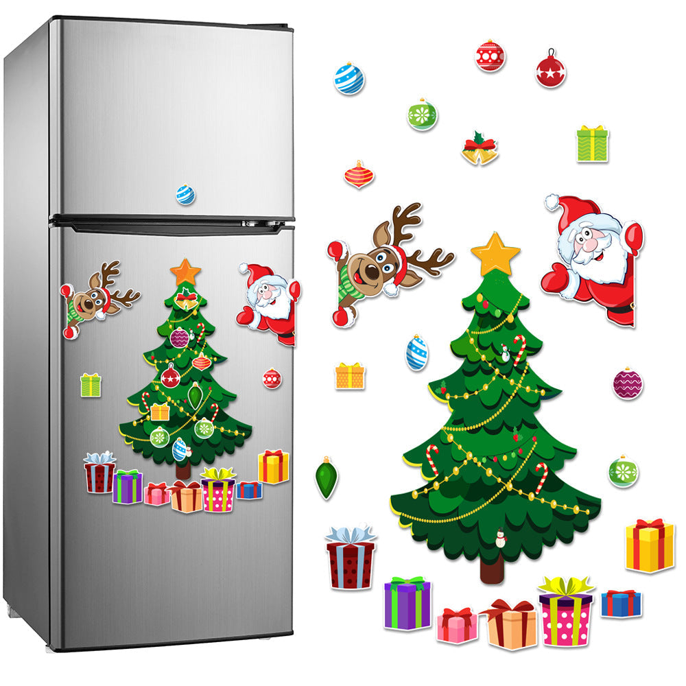 Verpacktes Montessori Magnet Sticker Set Weihnachten, ein tolles Bastelset für Familien und als Geschenk.