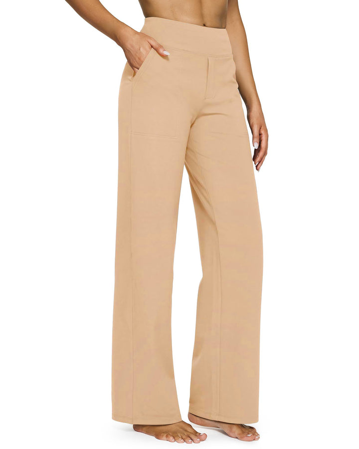 Weite Damenhose für makellosen Stil, hoher Bund & ganztägigen Komfort, Damenmode.