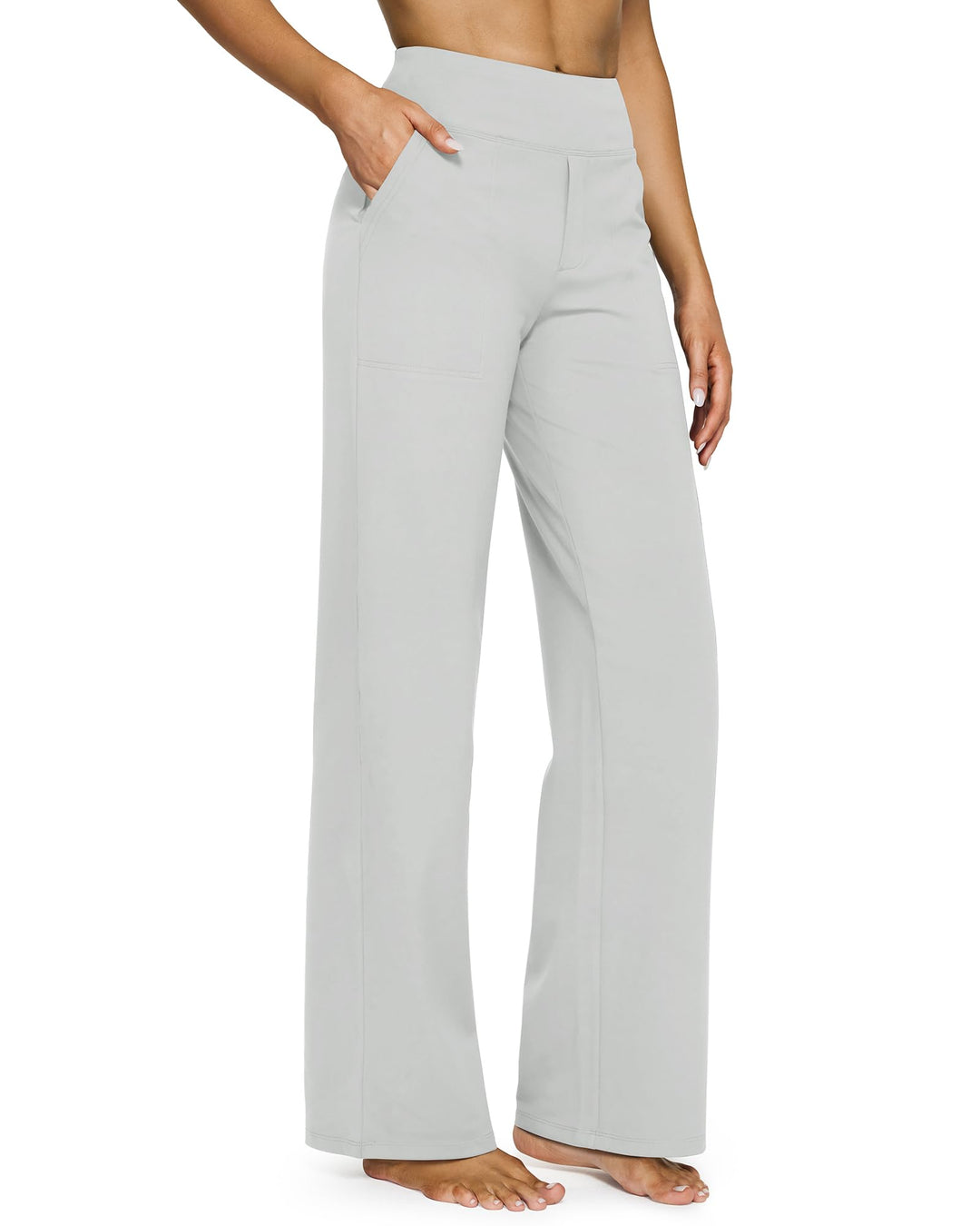 Lässige, schicke weite Damenhose, ideal für entspannte Tage oder modische Freizeit-Outfits.