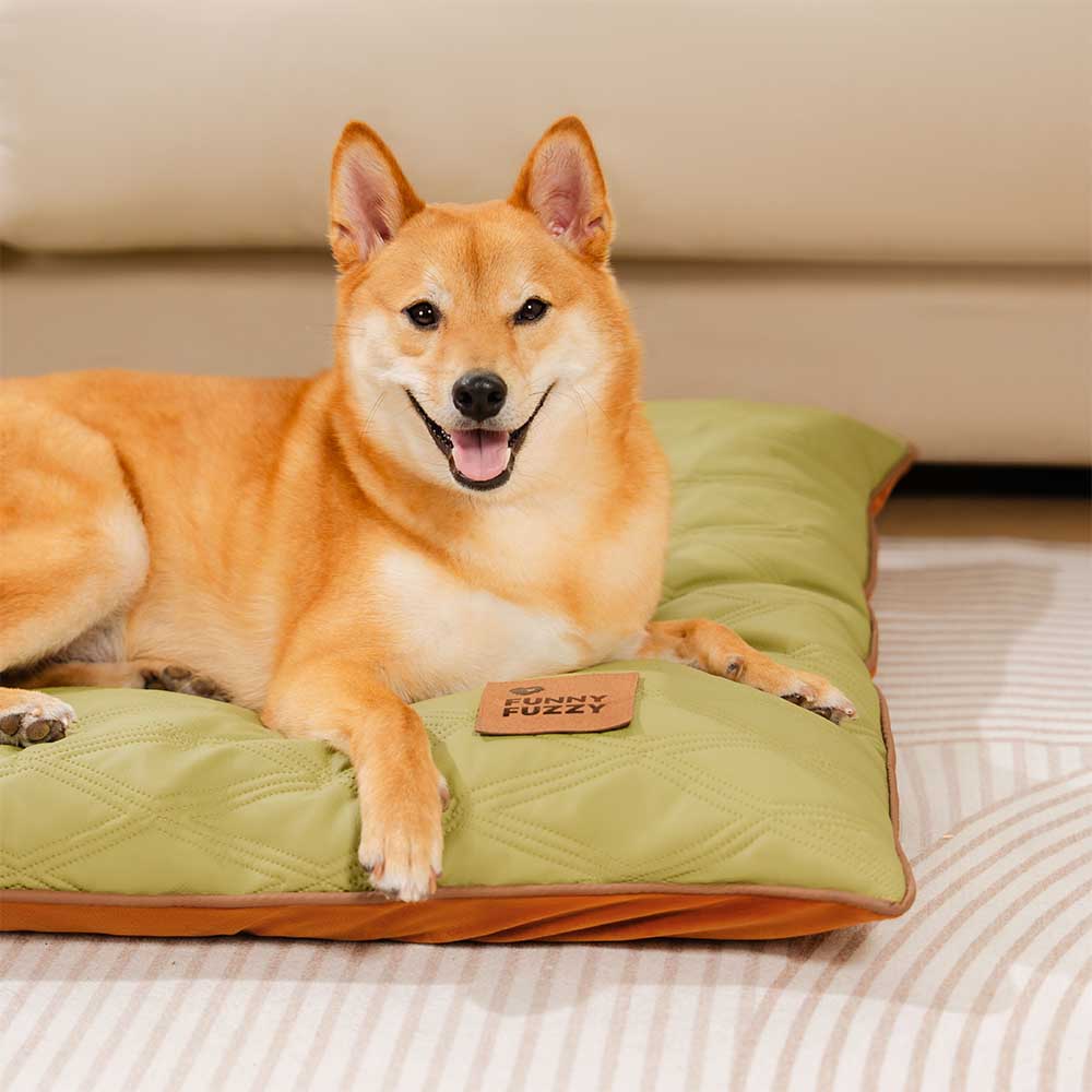 Hochwertige Hundematte: wendbar, wasserabweisend und beruhigend. Optimaler Komfort für alle Hunde.