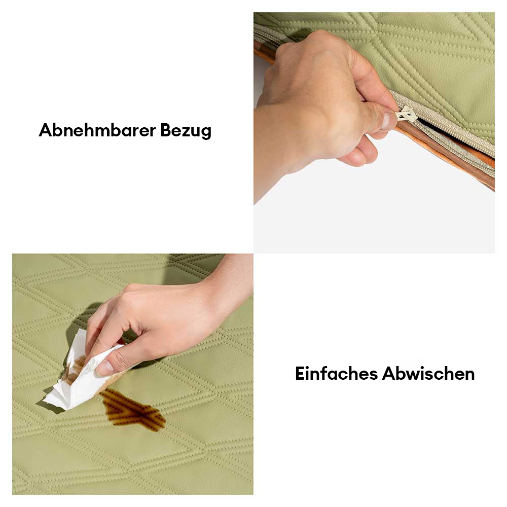 Sanfte, wendbare Hundematte für erholsamen Schlaf. Wasserabweisend und ganzjährig nutzbar.