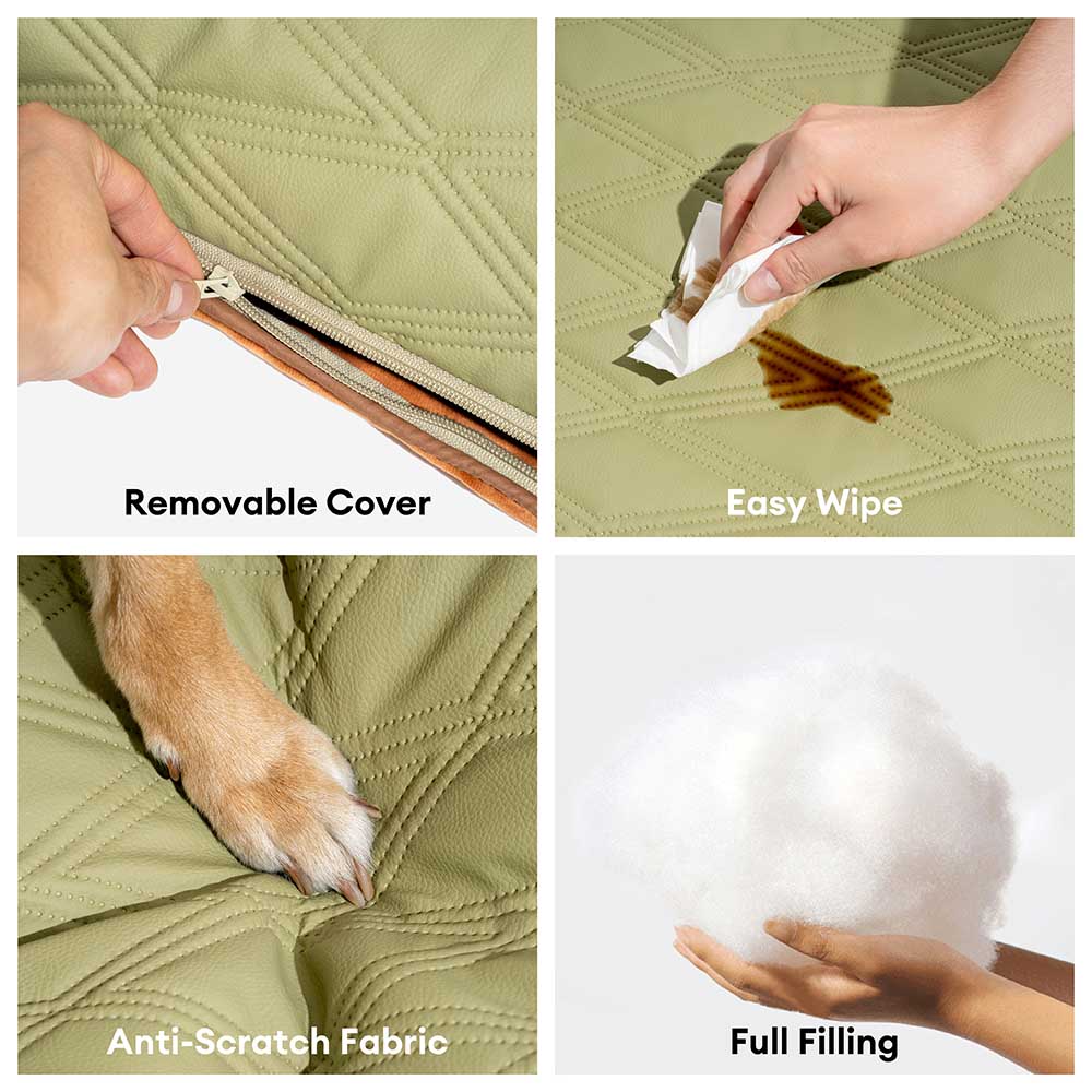 Moderne wendbare Hundematte, wasserabweisend und strapazierfähig. Luxuriöses Hundebett für Ihr Zuhause.