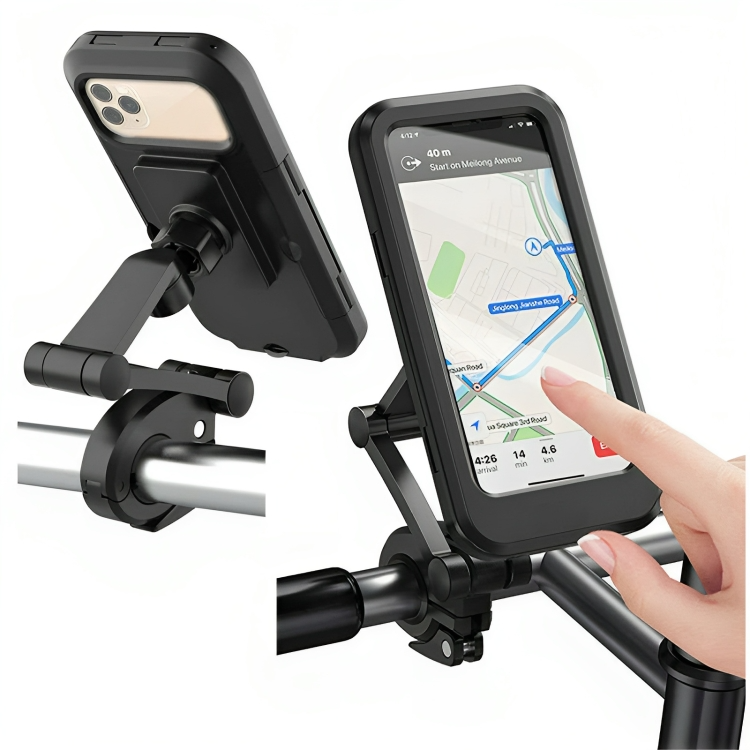 Wetterfester Smartphone Halter für Fahrrad & Mountainbike Navigation.