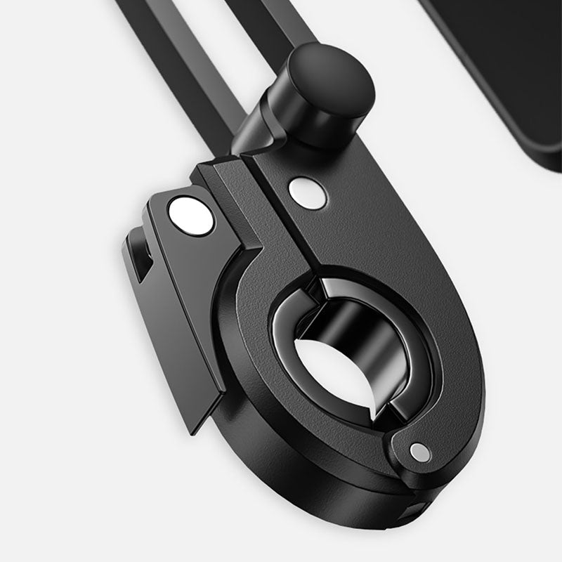 Wasserdichter Smartphonehalter für Mountainbiker, klare Sicht aufs Navi bei Regen.