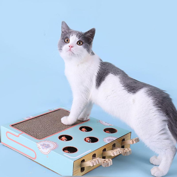 Aktives WhiskerPlay Katzenspielzeug für stundenlangen Spielspaß. Integrierter Kratzbaum für Krallenpflege.