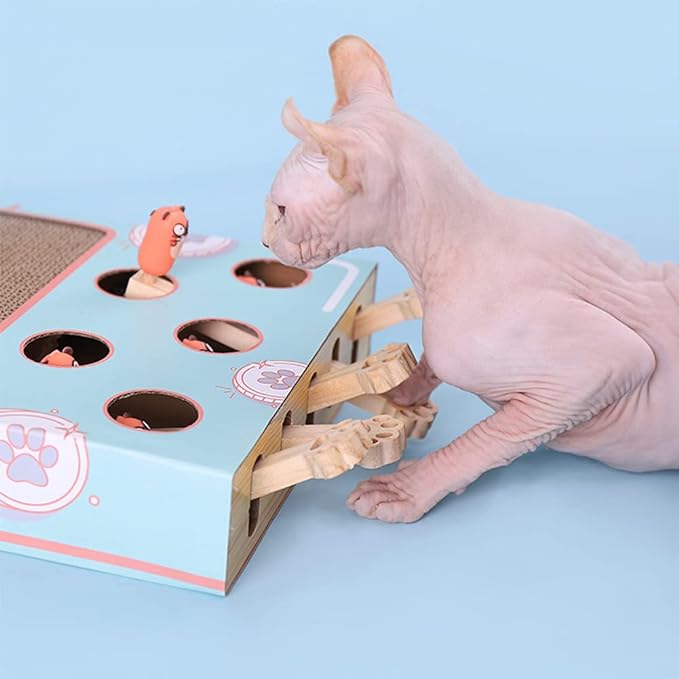 Nahaufnahme des robusten WhiskerPlay Kratzbaums für gesunde Krallen. Wichtiges und langlebiges Katzenzubehör.