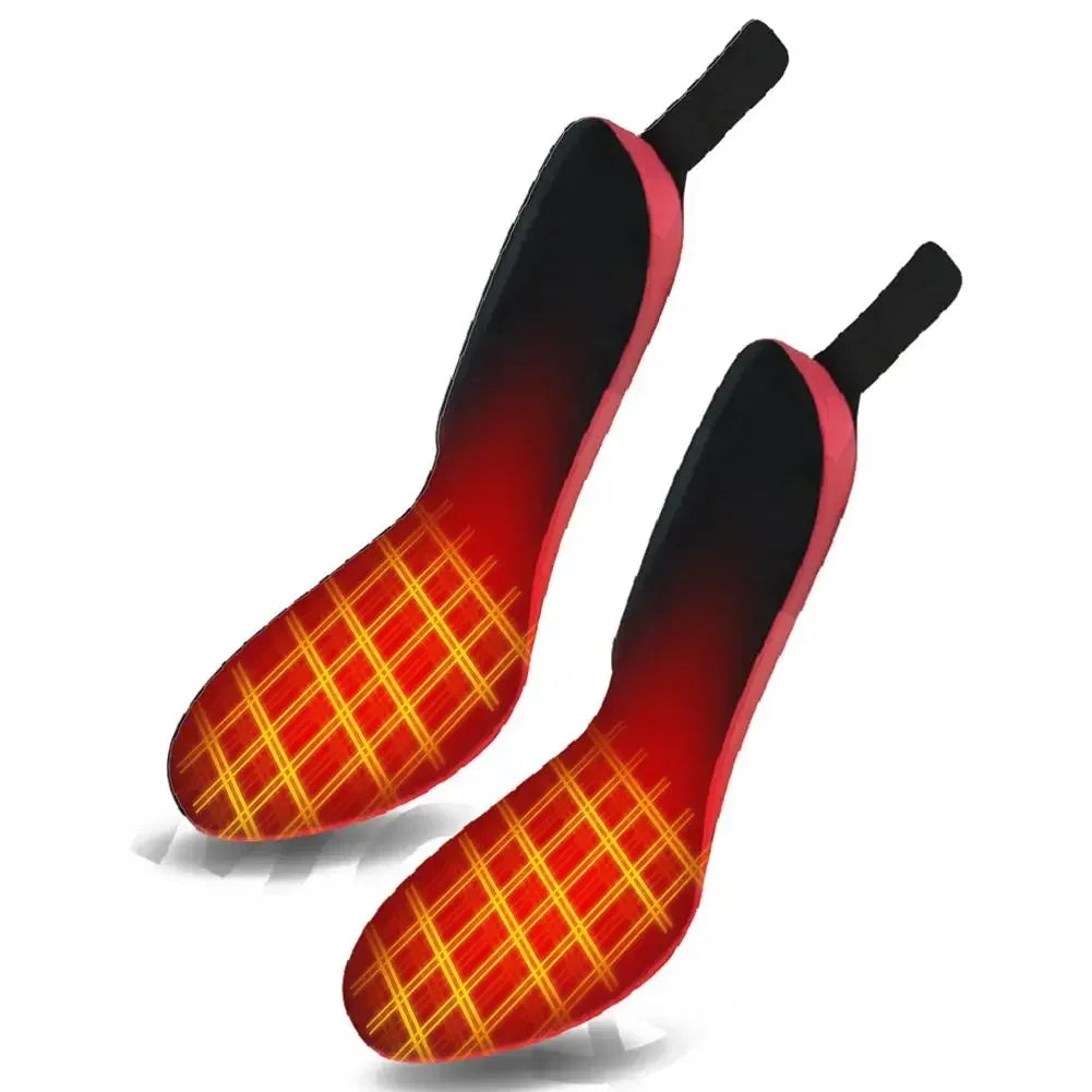 Robuste beheizbare Einlegesohlen für Outdoor & Sport, halten Füße warm beim Wandern oder Skifahren.