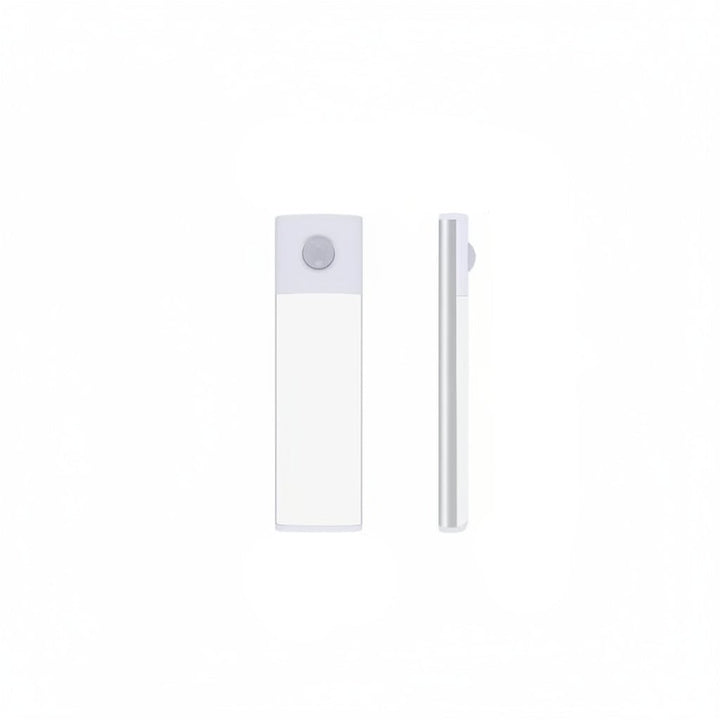 Schlanke, dimmbare LED-Schrankleuchte aus Aluminium mit integriertem Bewegungssensor & USB-Ladefunktion.