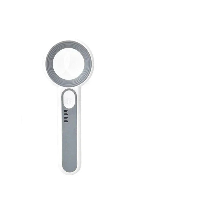 Wiederaufladbare LUMIBLICK 12x LED-Lupe für lange Nutzung. Perfekt für Detailarbeit, Basteln & Lesen ohne Batteriewechsel.