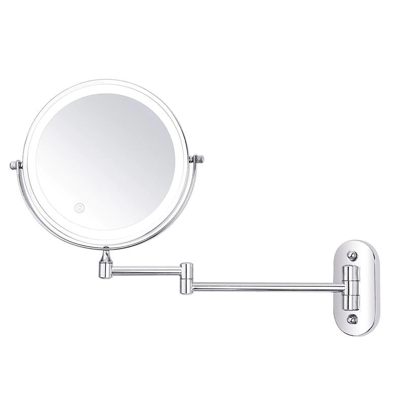Beleuchteter Vergrößerungsspiegel mit LED-Licht für Detail-Gesichtspflege und präzises Schminken.