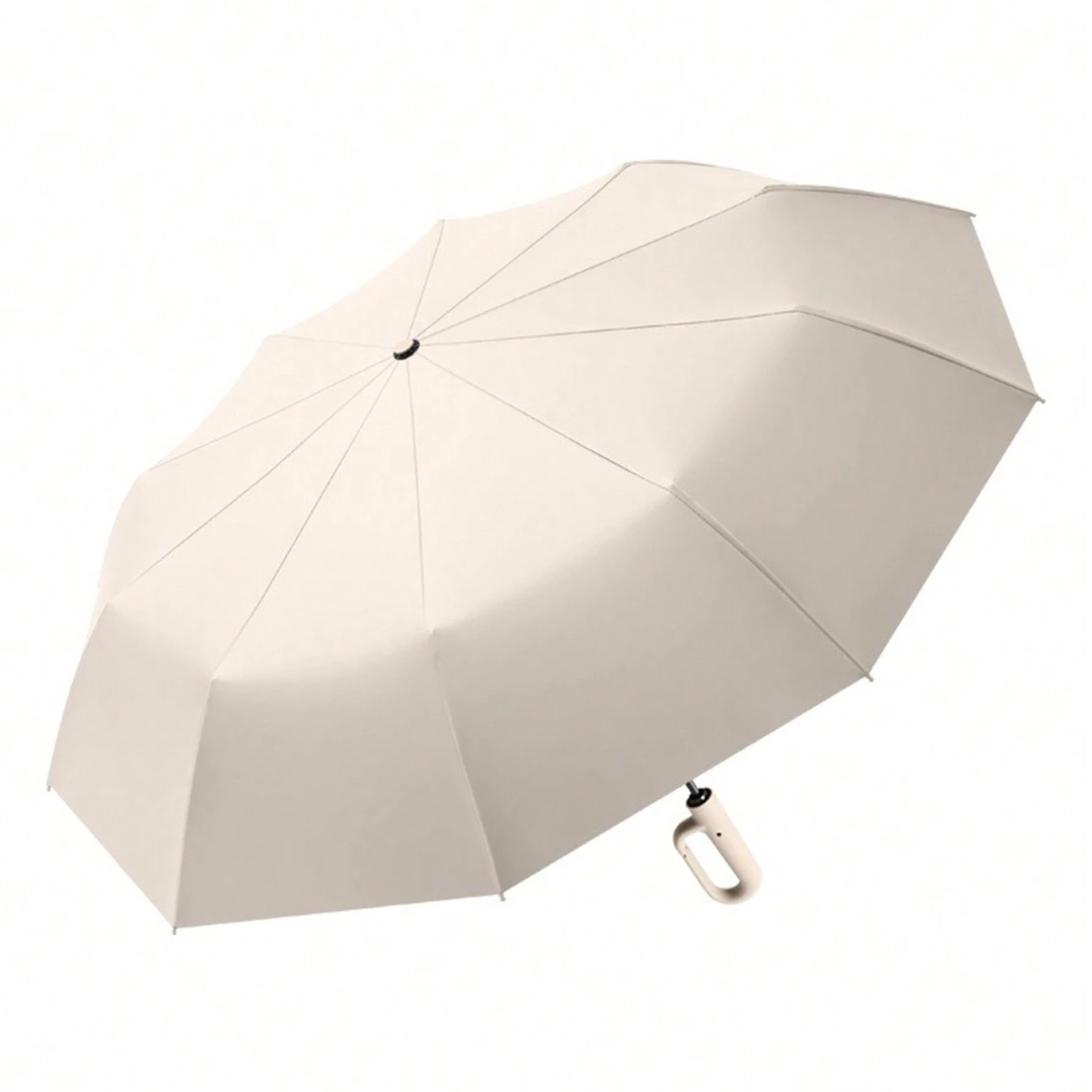 Reflektierender & winddichter Regenschirm für optimale Sicherheit bei Dunkelheit und Sturm.