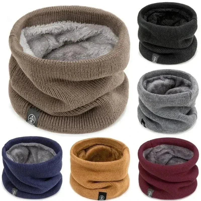 Winddichter ThermoKnit Pro Fleece-Schal für Damen & Herren, ideal für kalte Wintertage im Freien.