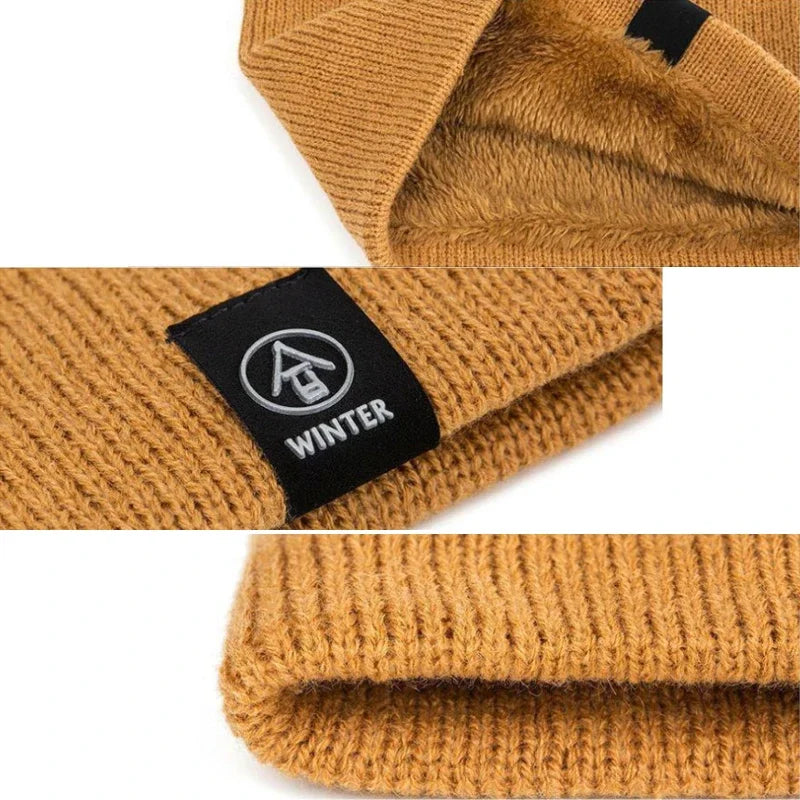 Robuster ThermoKnit Pro Winterschal für Wandern, Ski & Snowboard, schützt Nacken & Hals vor eisiger Kälte.
