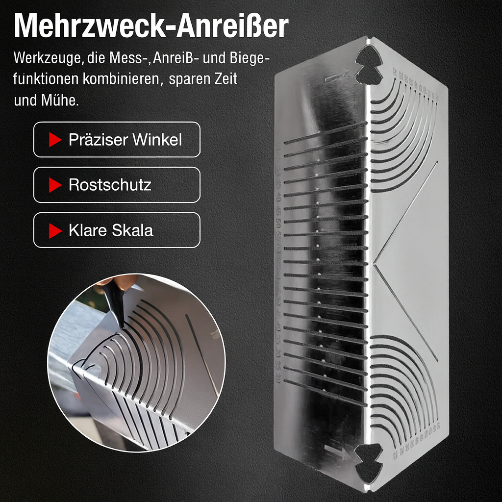 Vielseitiges WinkelPro Markier- und Messwerkzeug: Kompaktes Präzisionsinstrument für DIY und professionelle Anwendungen.