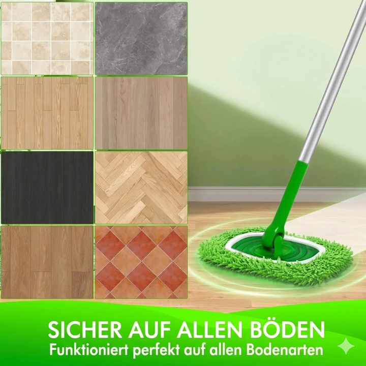 Detailansicht des PureTide Wischmopp Bezugs. Weicher, pflegeleichter Mopaufsatz für gründliche Sauberkeit.