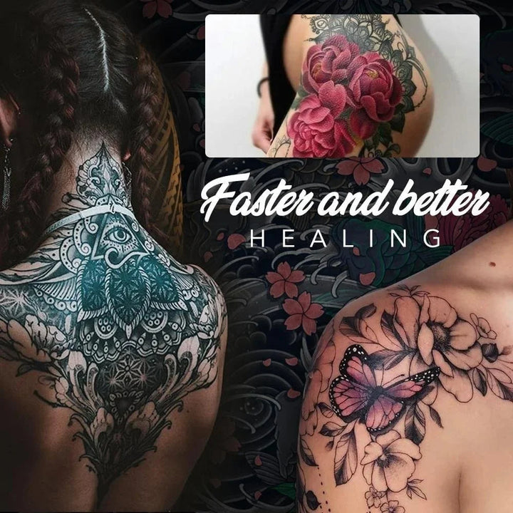 Tattoo Heilungscreme: Beruhigt die Haut, verhindert Juckreiz & sorgt für langanhaltend strahlende Tattoo-Farben.