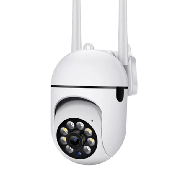 Hochauflösende Linse der WLAN-Überwachungskamera für gestochen scharfe Bilder und detailreiche Aufnahmen.