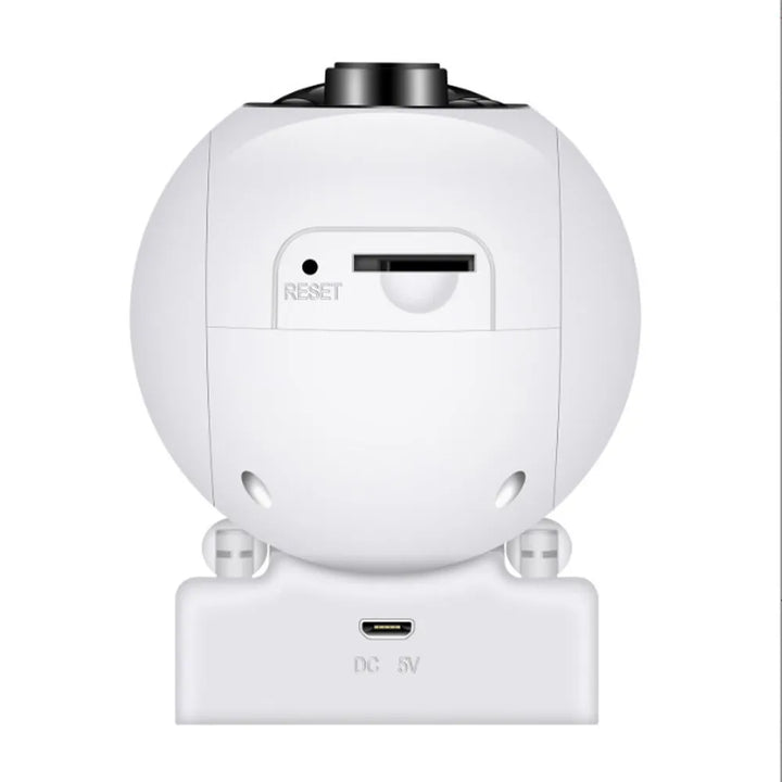 Montierte WLAN-Überwachungskamera an der Hauswand für zuverlässige Sicherheit und Smart Home Integration.