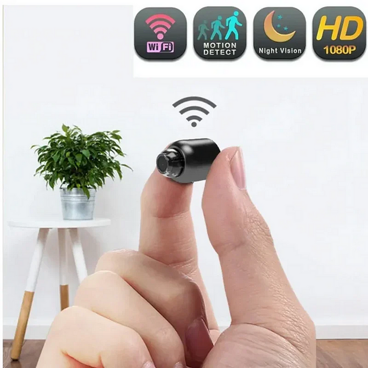 Zuverlässige Innenkamera mit WLAN-Anschluss, HD-Video, Bewegungserkennung für umfassende Hausüberwachung.