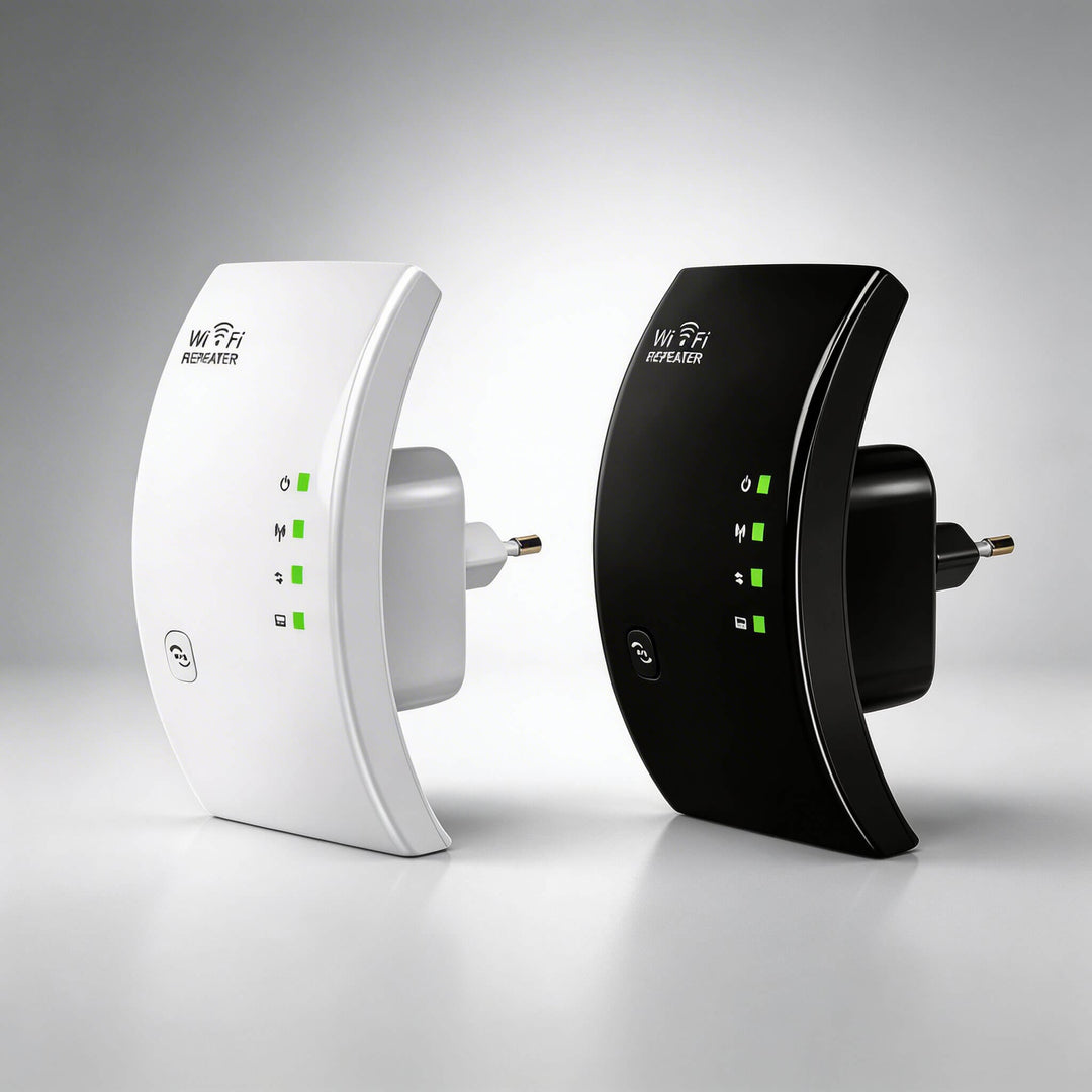 WLAN Signalverstärker für mehr Reichweite & stabile Internetverbindung im gesamten Haus.