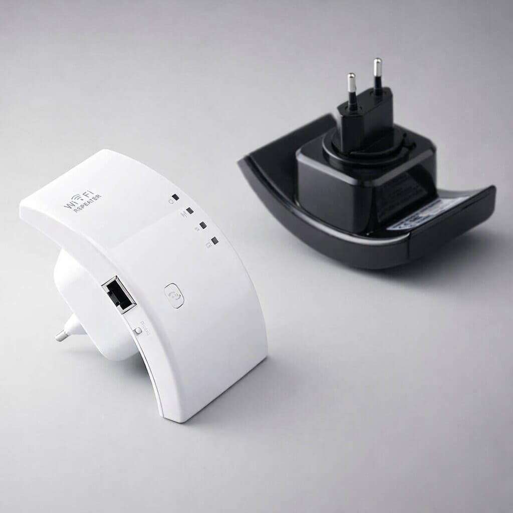 Effizienter WiFi Extender für nahtloses Surfen und Arbeiten, selbst in entlegenen Bereichen.
