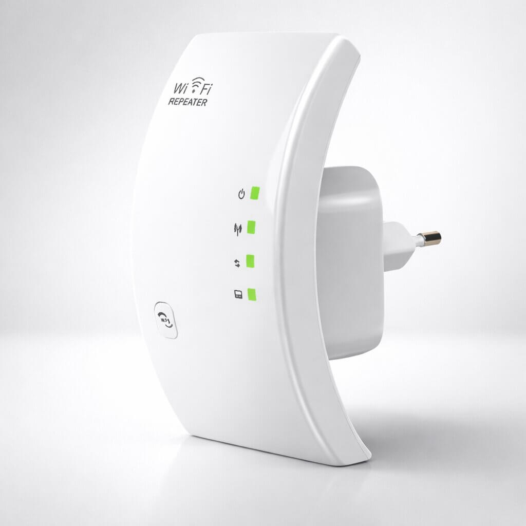 Der WLAN Signalverstärker stärkt das Heimnetzwerk für mehrere Geräte gleichzeitig, flüssig & schnell.