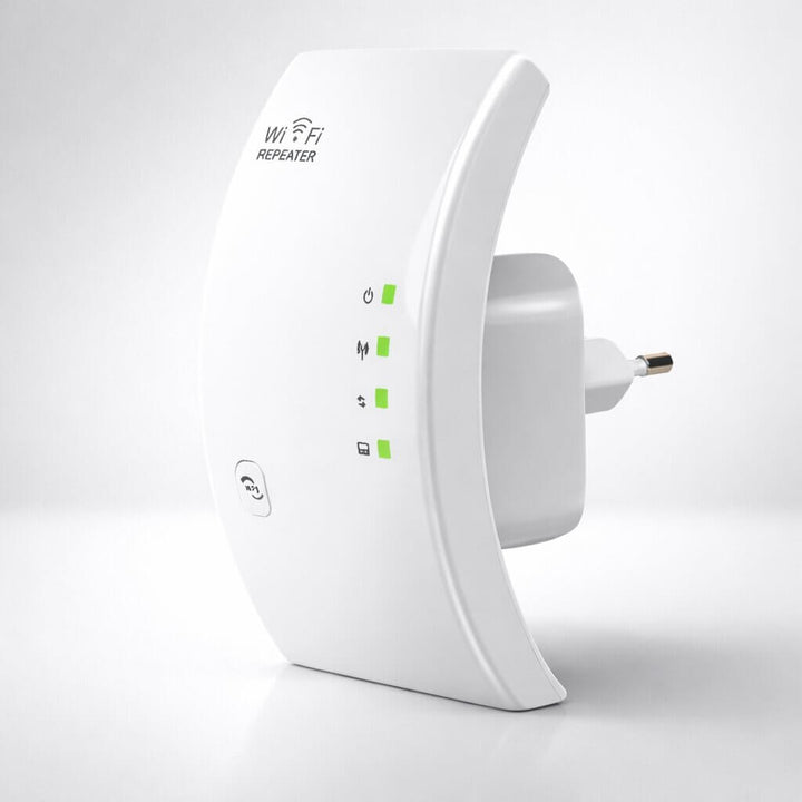 Der WLAN Signalverstärker stärkt das Heimnetzwerk für mehrere Geräte gleichzeitig, flüssig & schnell.