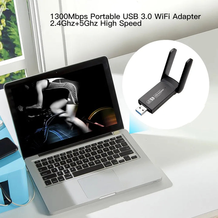 Gaming & Streaming optimierender WLAN-USB-Adapter für schnelle, drahtlose PC-Verbindung und Gaming-Zubehör.
