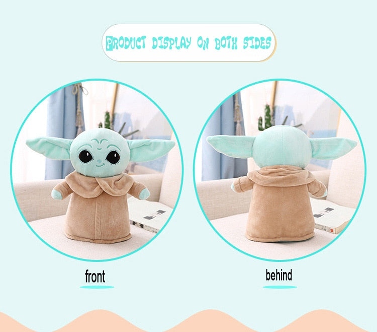 Liebenswerte Yoda Plüschfigur für jedes Kinderzimmer: weiches Star Wars Spielzeug zum Kuscheln.