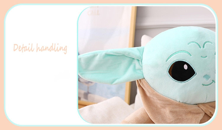 Originelle Yoda Plüschfigur als Star Wars Geschenkidee: weiches Kuscheltier & beliebtes Sammlerstück.