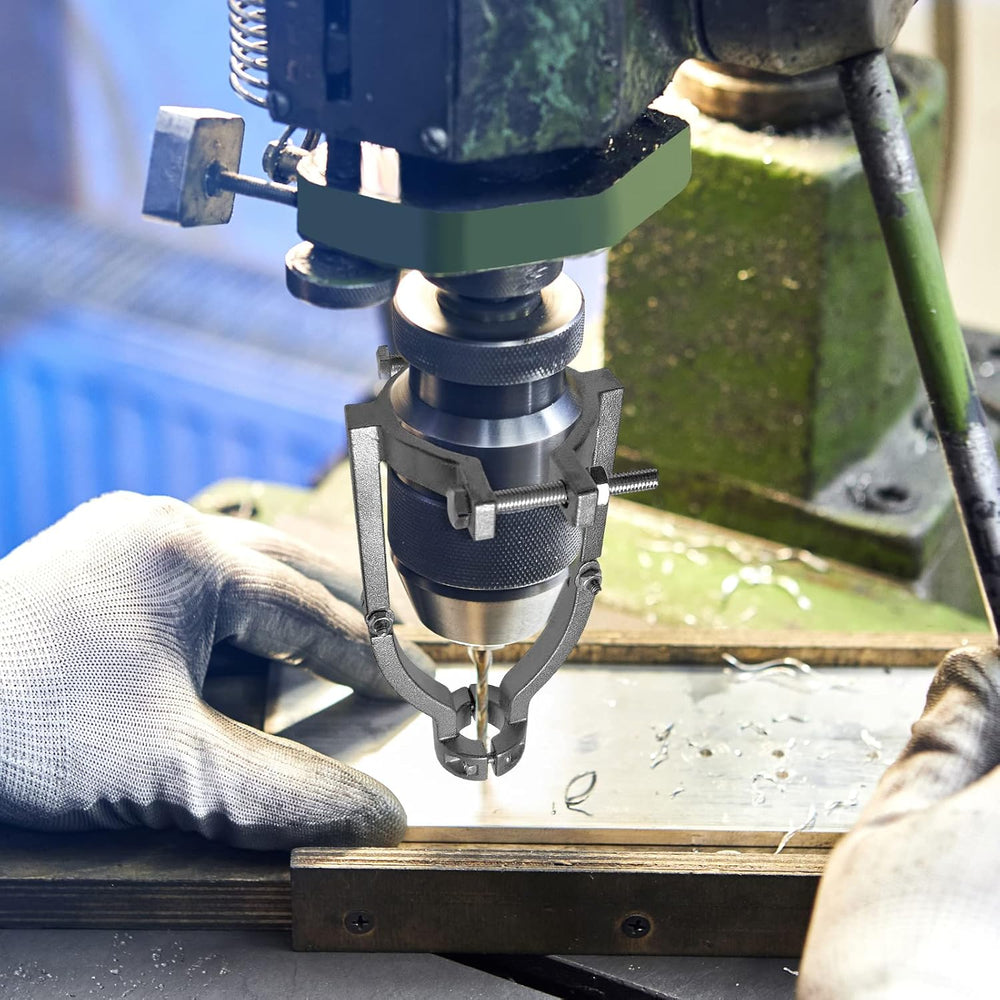 Bohrmaschinen-Adapter für Zapfenlöcher: Präzisions-Adapter zum einfachen Umrüsten von Bohrmaschinen für Zapfenloch Stemmeisen. Ideal für Heimwerker.