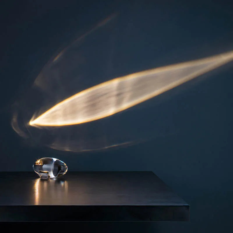 Magische Kristall Lampe & Sternenprojektor. LED Nachtlicht Deko für Schlafzimmer und Wohnzimmer, ideales Geschenk.