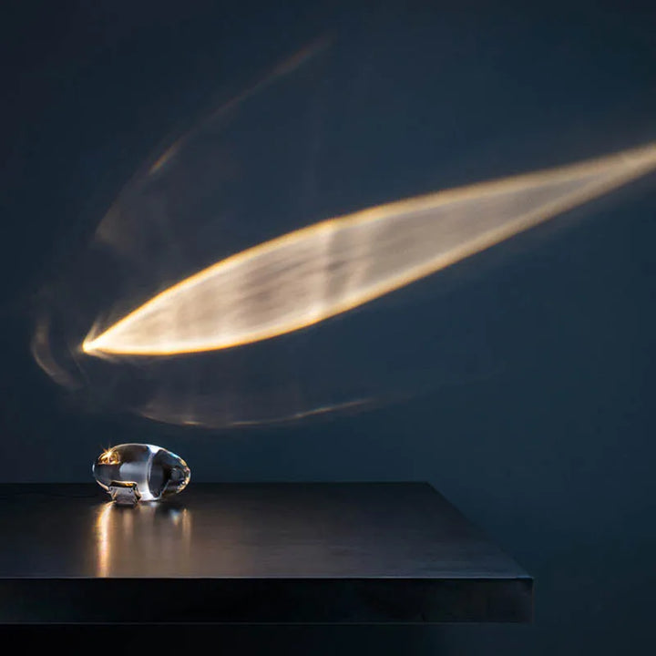 Magische Kristall Lampe & Sternenprojektor. LED Nachtlicht Deko für Schlafzimmer und Wohnzimmer, ideales Geschenk.