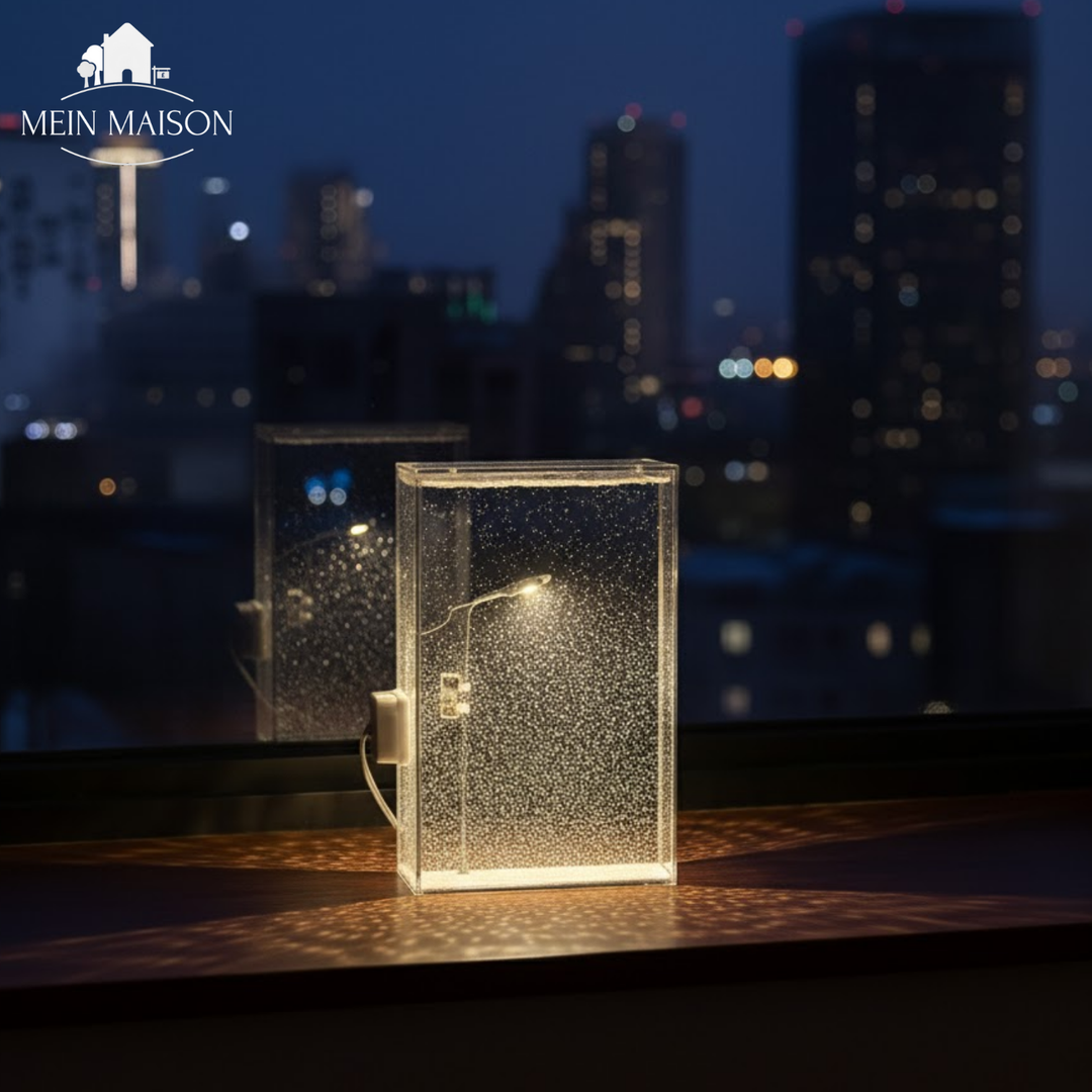 Gemütliche Winterlampe, perfekte Geschenkidee für festlichen Winterzauber und behagliche Atmosphäre.