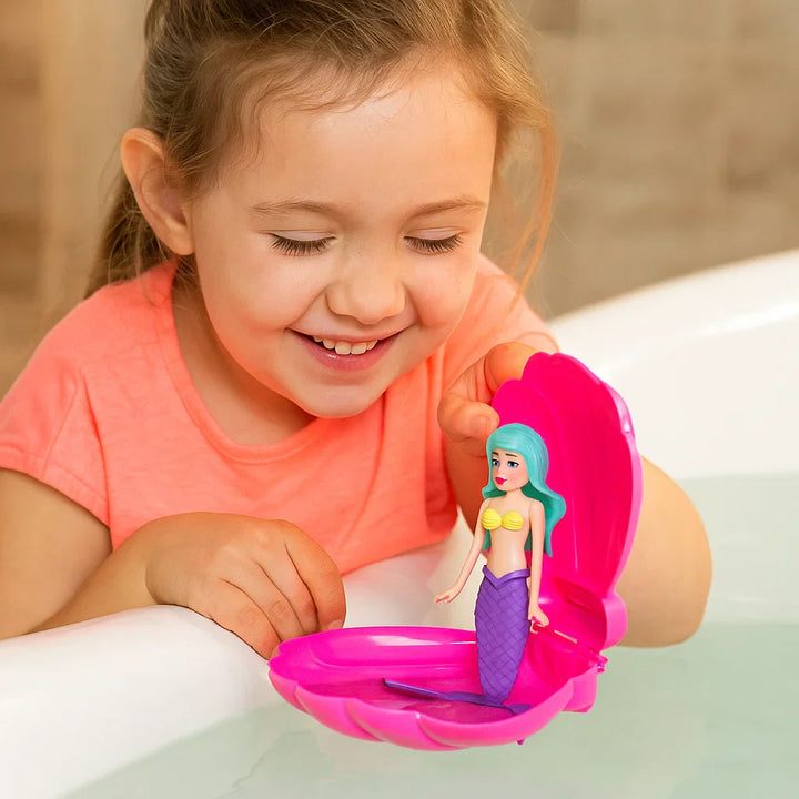 Meerjungfrauen Badespielzeug für Kinder; ideal für Wasser, Pool und Badewanne, drinnen & draußen.
