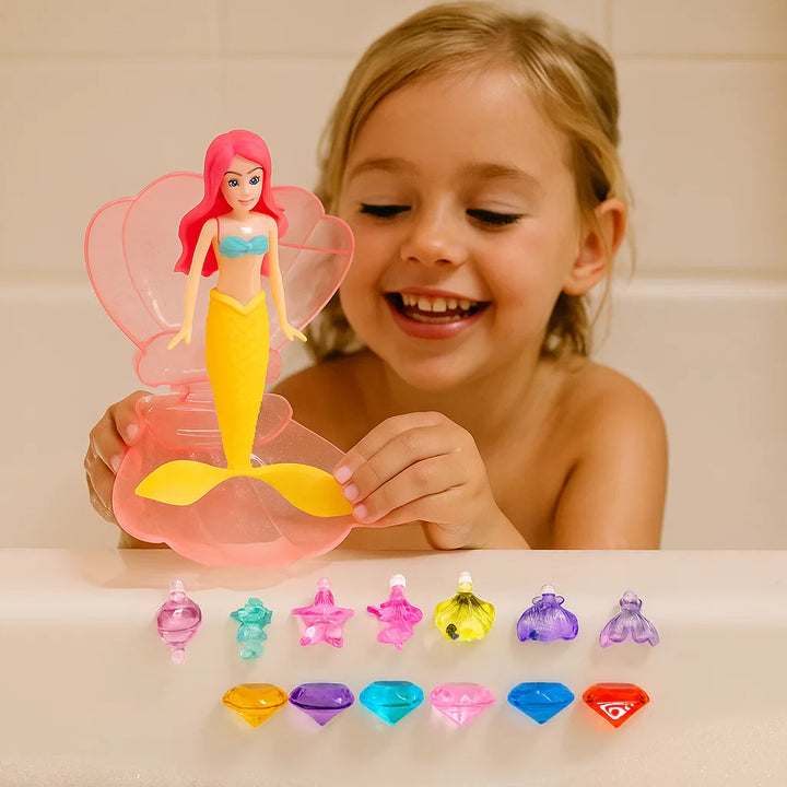 Meerjungfrauen Badespielzeug für Kinder; kreatives Wasserspielzeug für drinnen und draußen.