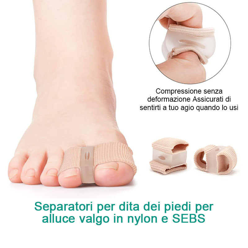 ToeEase Fußwerkzeug: Zehentrenner fördern Fußgesundheit, lindern Hallux Valgus & Zehenfehlstellung.