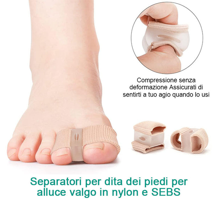 ToeEase Fußwerkzeug: Zehentrenner fördern Fußgesundheit, lindern Hallux Valgus & Zehenfehlstellung.