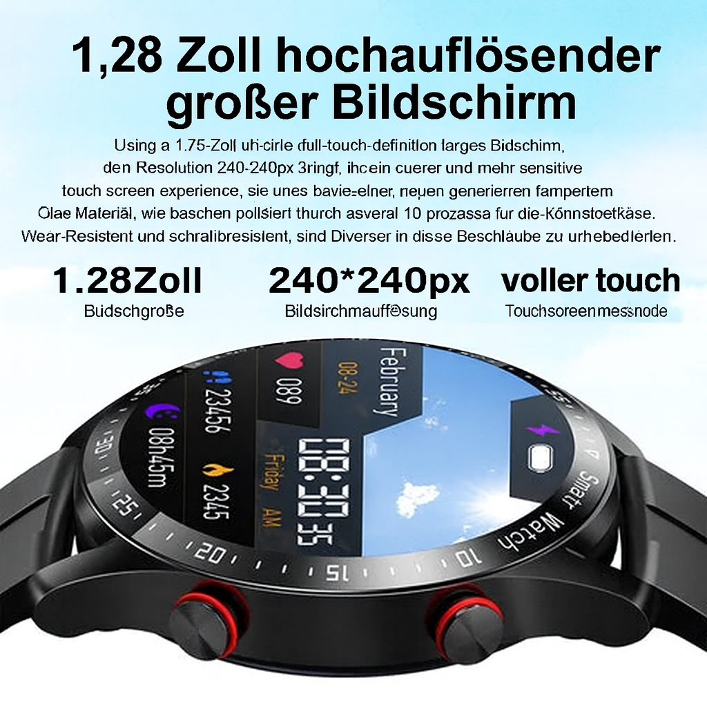 Wasserdichte Zelara20250404 Sportuhr im Einsatz beim Schwimmen. Perfekt für alle Aktivitäten.