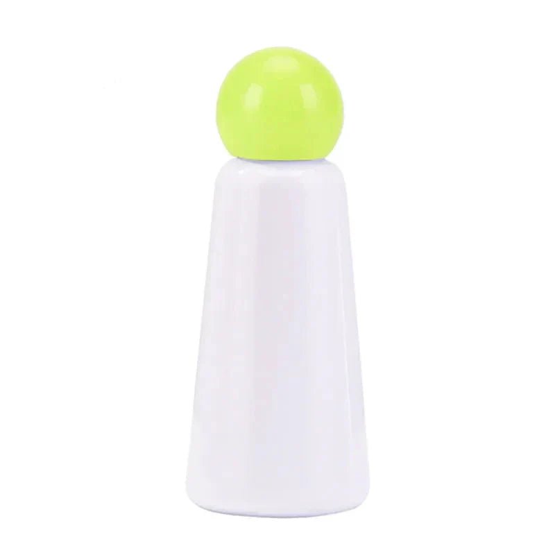Robuste 500ml Edelstahl Trinkflasche, spülmaschinengeeignet & im Zweifarb-Look.
