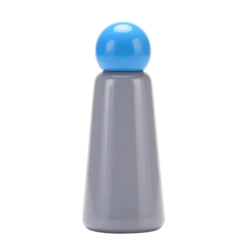 500ml Edelstahl Trinkflasche mit stilvollem zweifarbigem Look, praktisch.