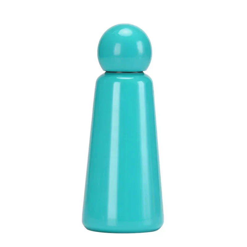 Moderne 500ml Edelstahl Trinkflasche, perfekt für den täglichen Bedarf, zweifarbig.