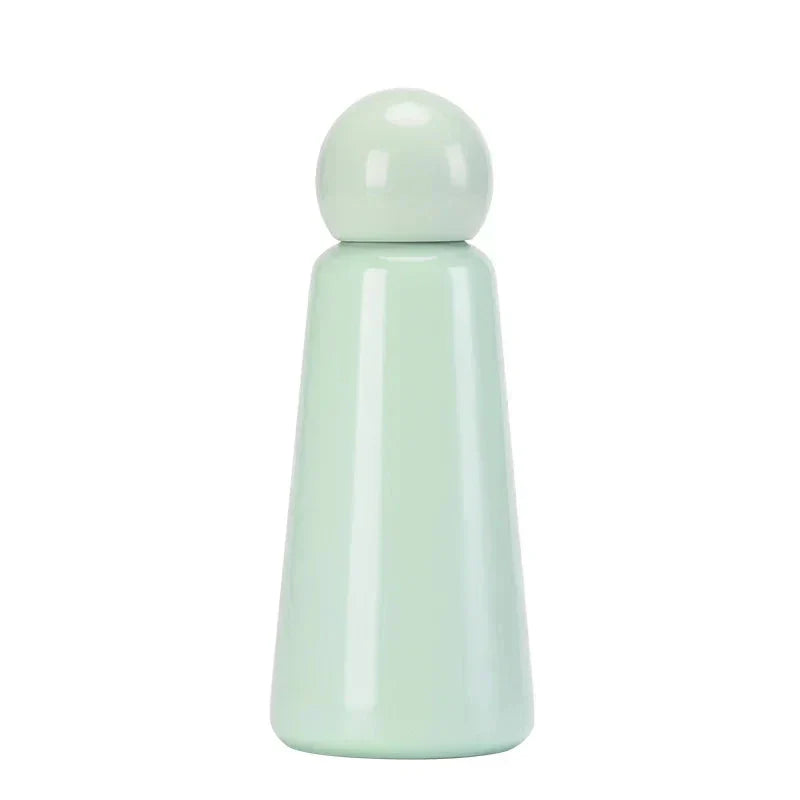 Zweifarbige 500ml Edelstahl Trinkflasche, ideal für Sport, Büro & Freizeit.