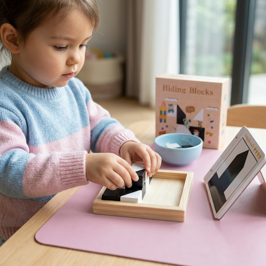 Zweifarbiges Logikrätsel Spiel im Taschenformat, ideal für unterwegs. Denksport & Gehirntraining für Kinder & Erwachsene.