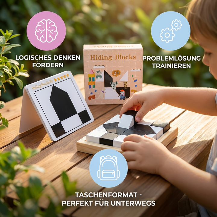 Unisex Rätselspiel in Handgröße, perfekt für Gehirntraining unterwegs. Ein spannendes Logikrätsel für Reisen & Pausen.